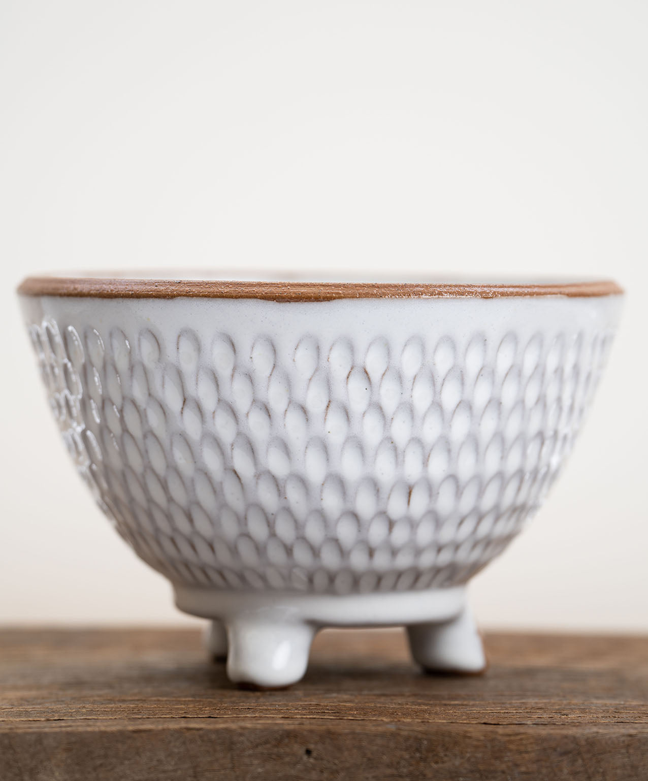 Sandscape footed bowl