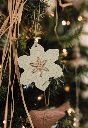 Christmas Flower tree ornaments - SALE