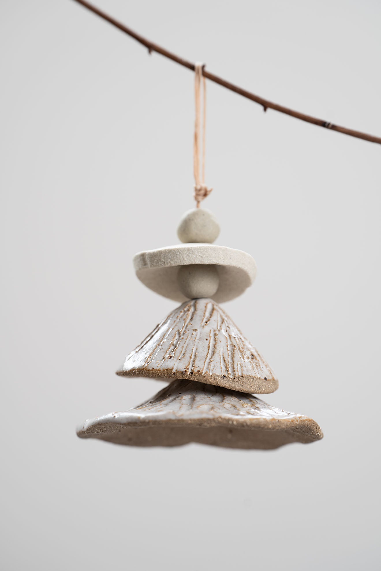 Layered tree bells - a hanging ornament for your Christmas tree or home