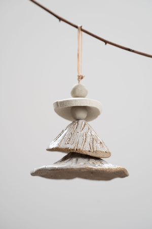 Layered tree bells - a hanging ornament for your Christmas tree or home