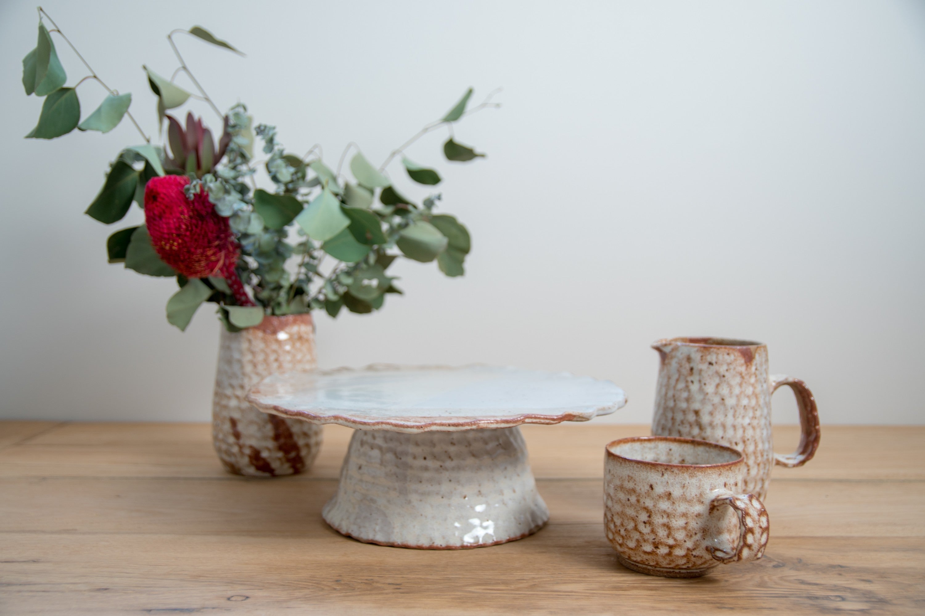 Rustic cake stand