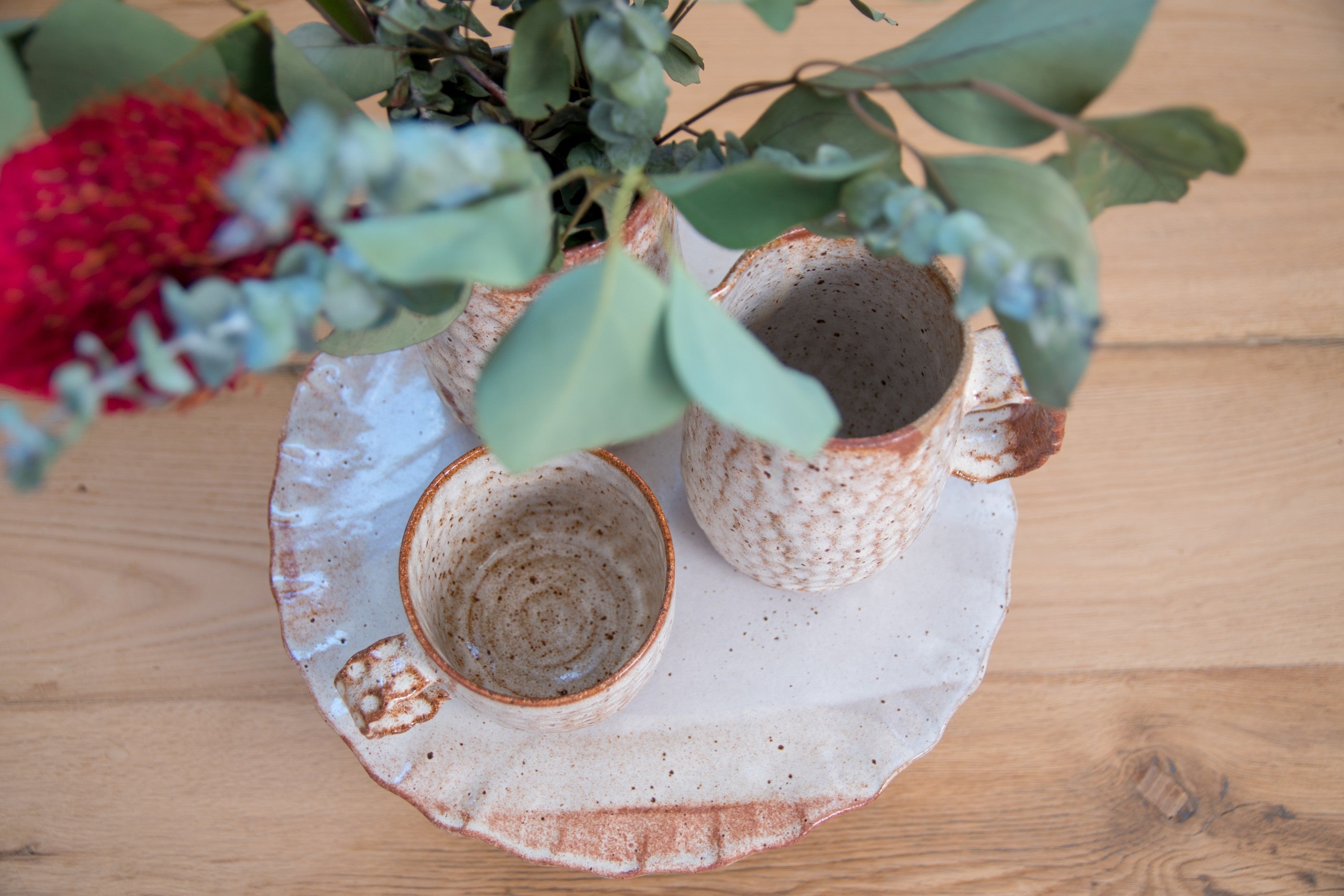 Rustic cake stand