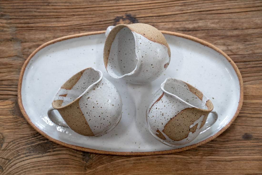 Spilt milk gravy jug