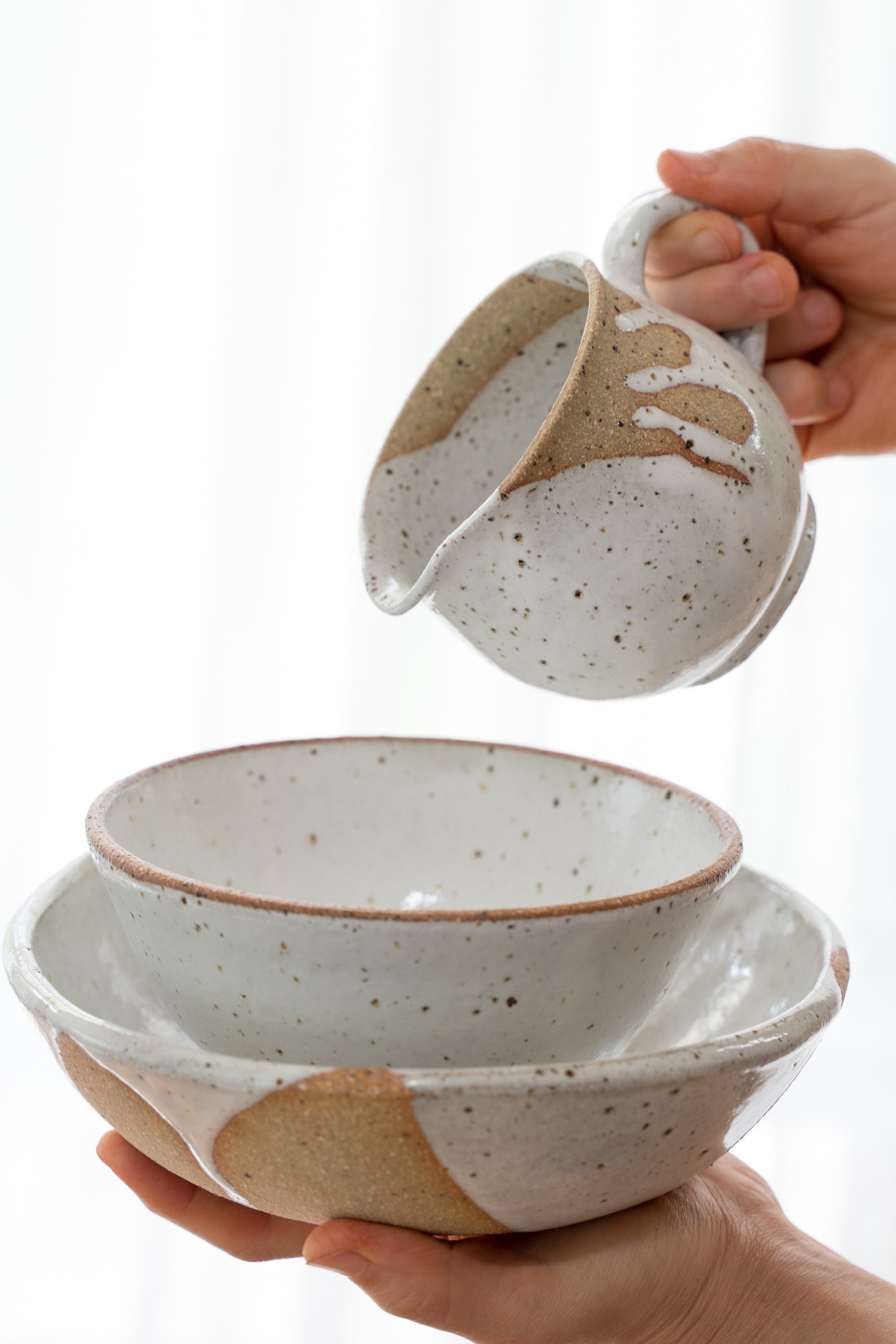 Spilt milk gravy jug