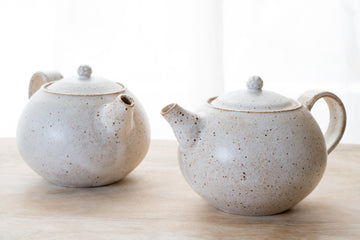 Round Speckled Teapot