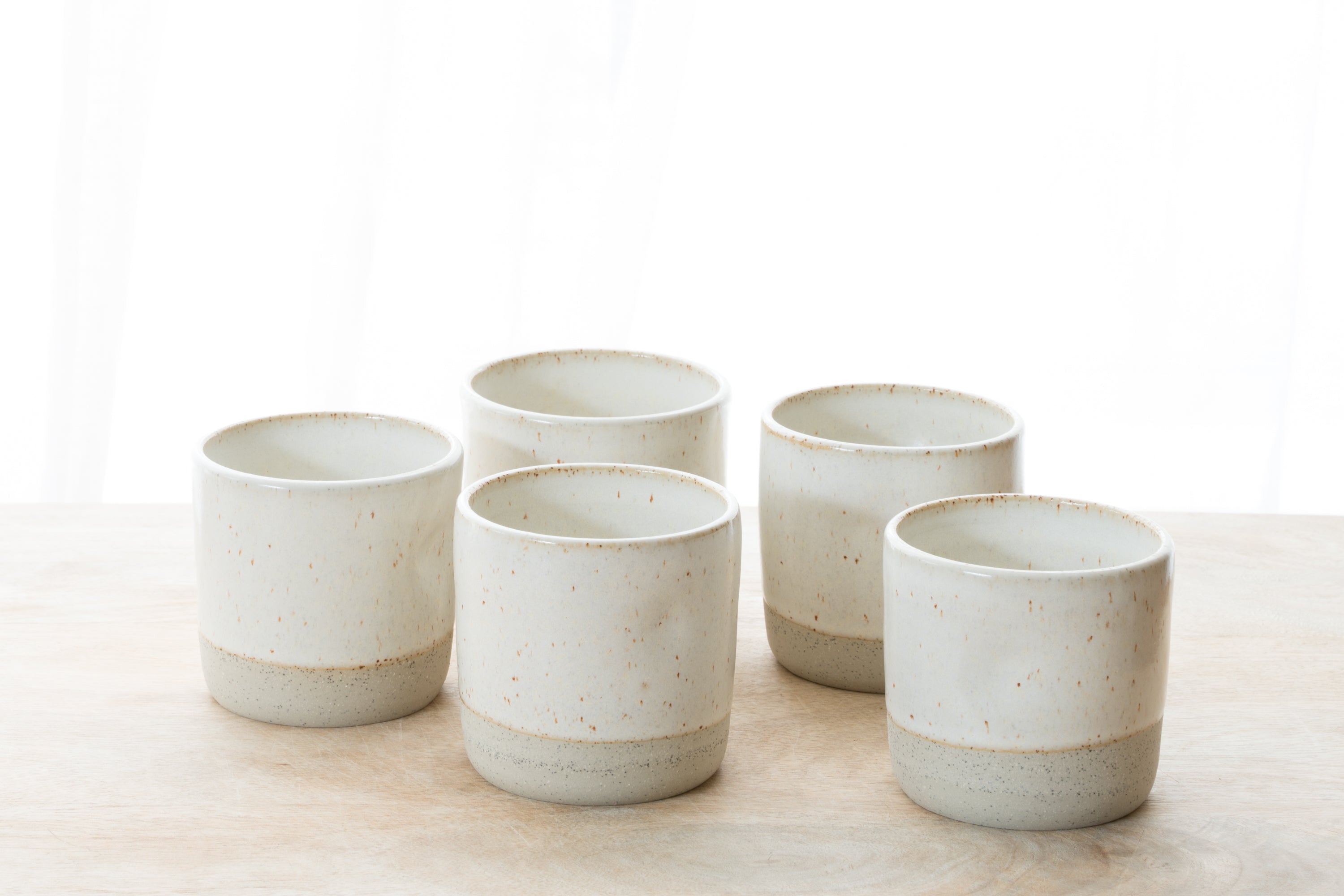 Thali dimpled handle-less mug