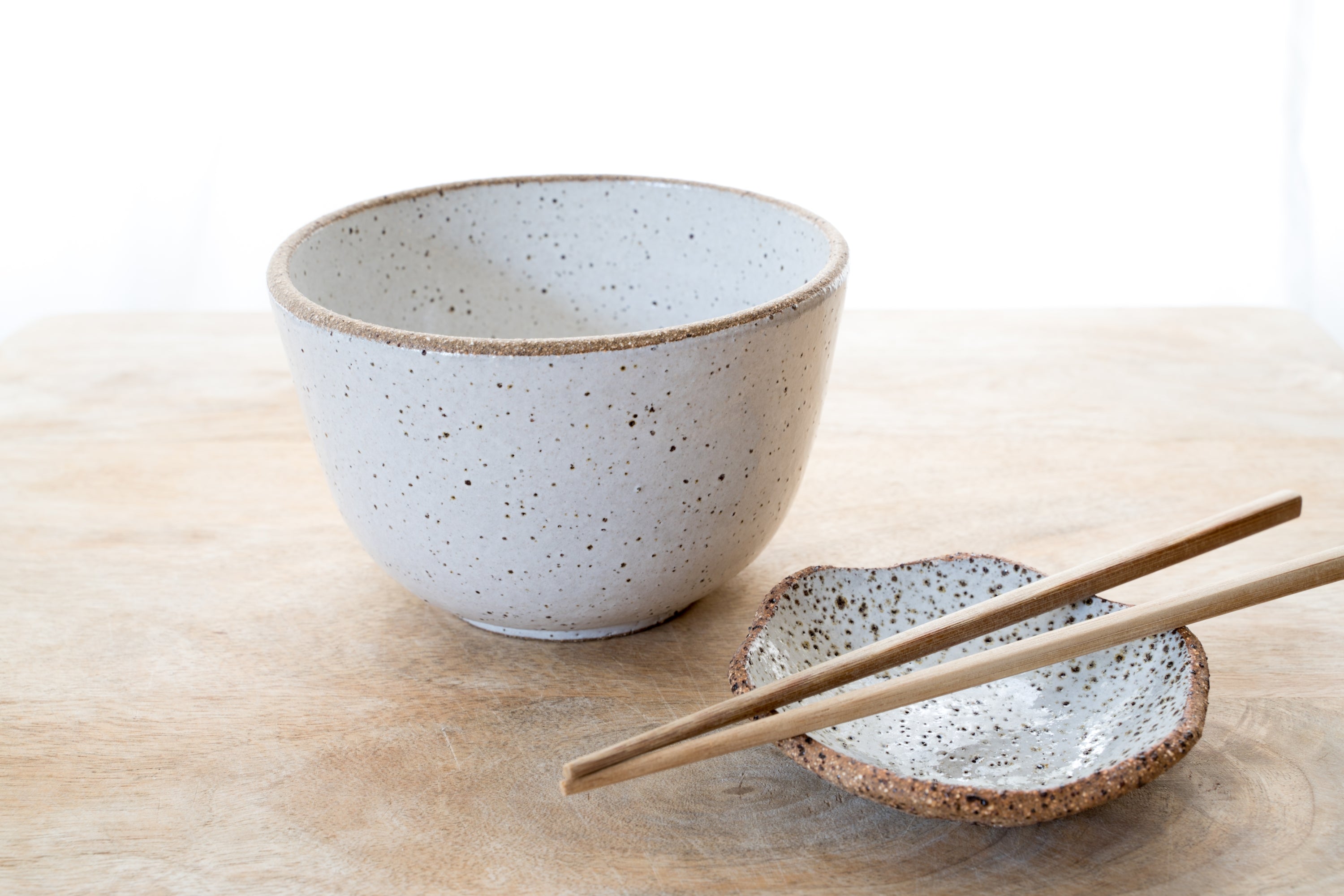 Rustic noodle bowl
