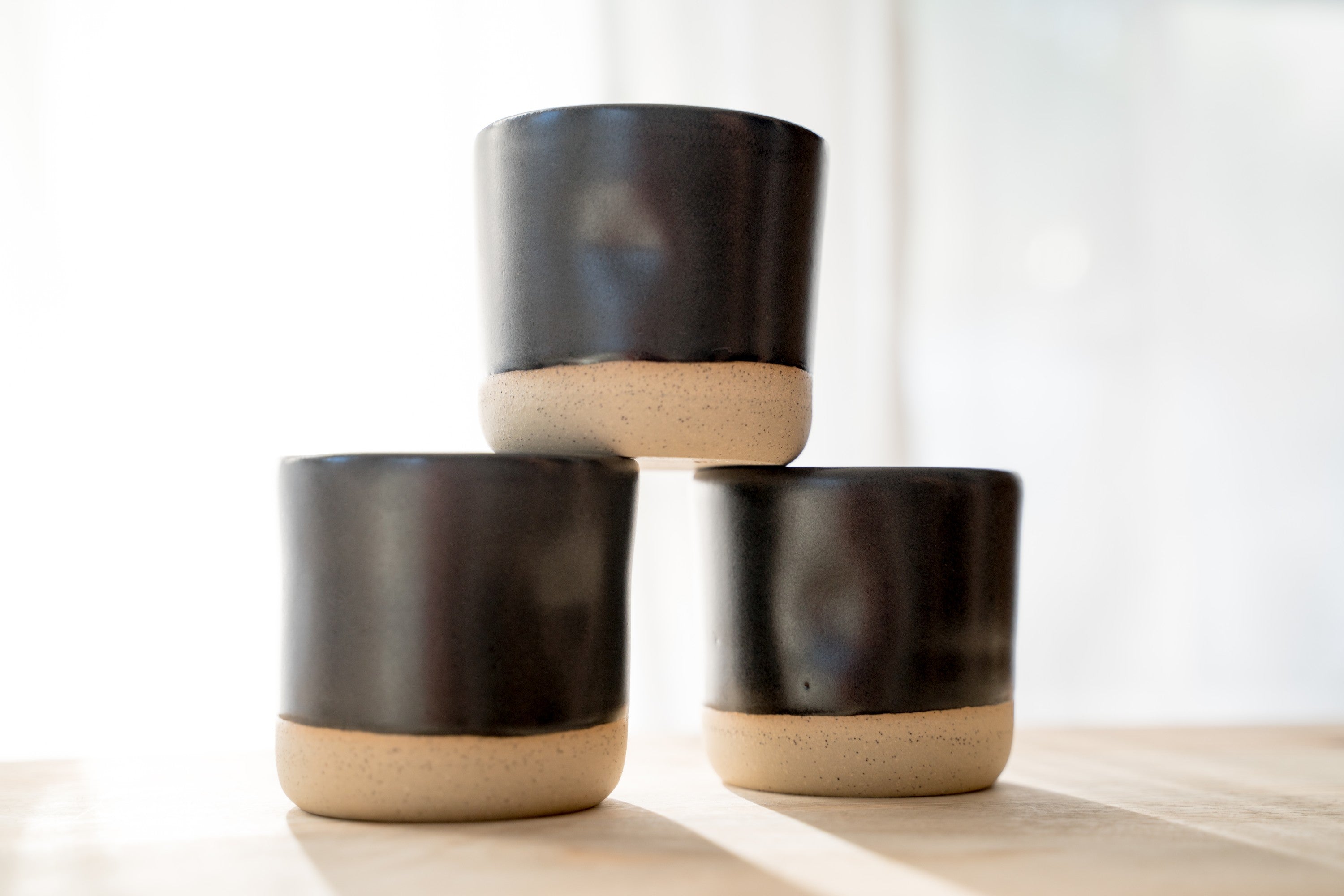 Thali dimpled handle-less mug