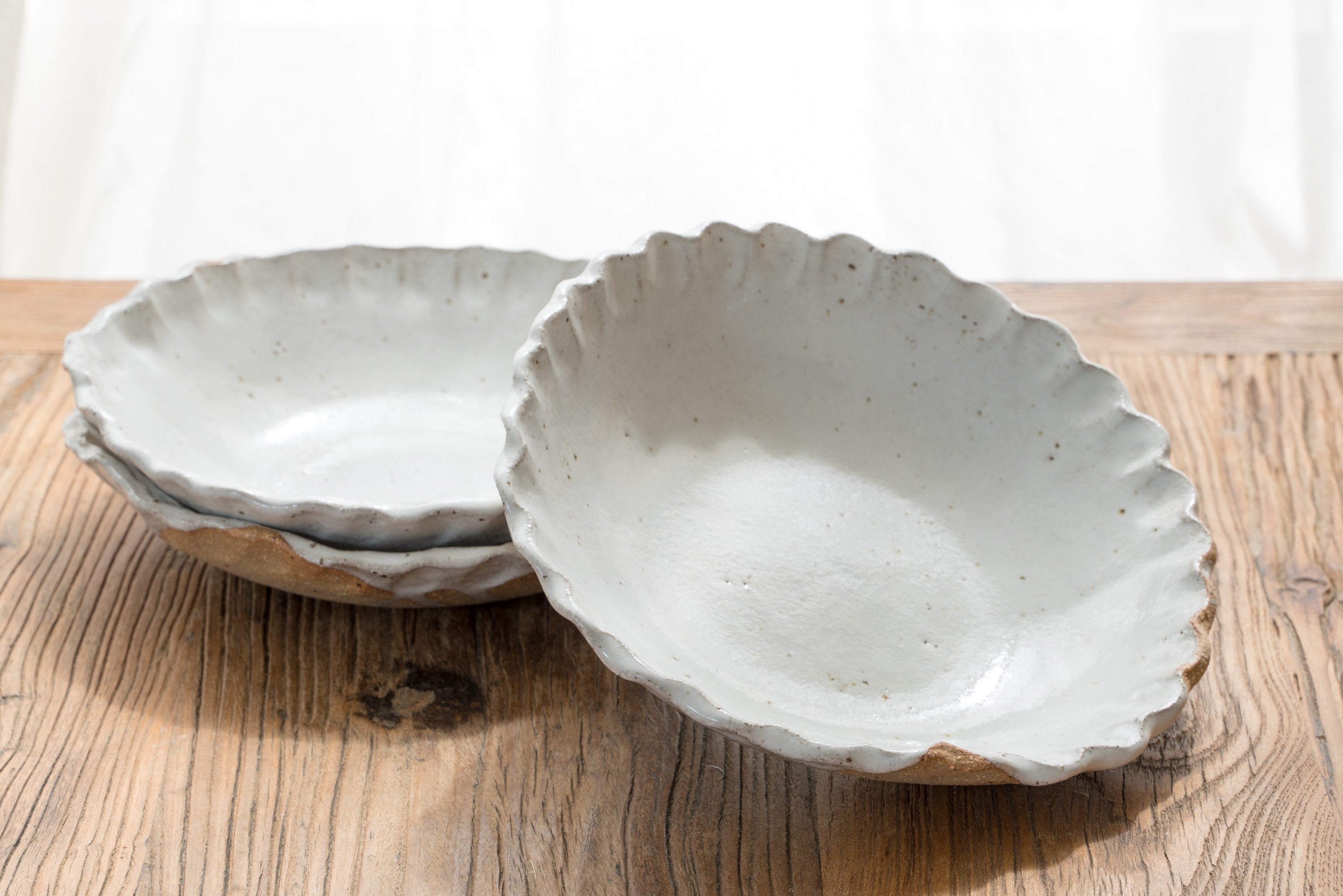 Rustic flower pasta bowl