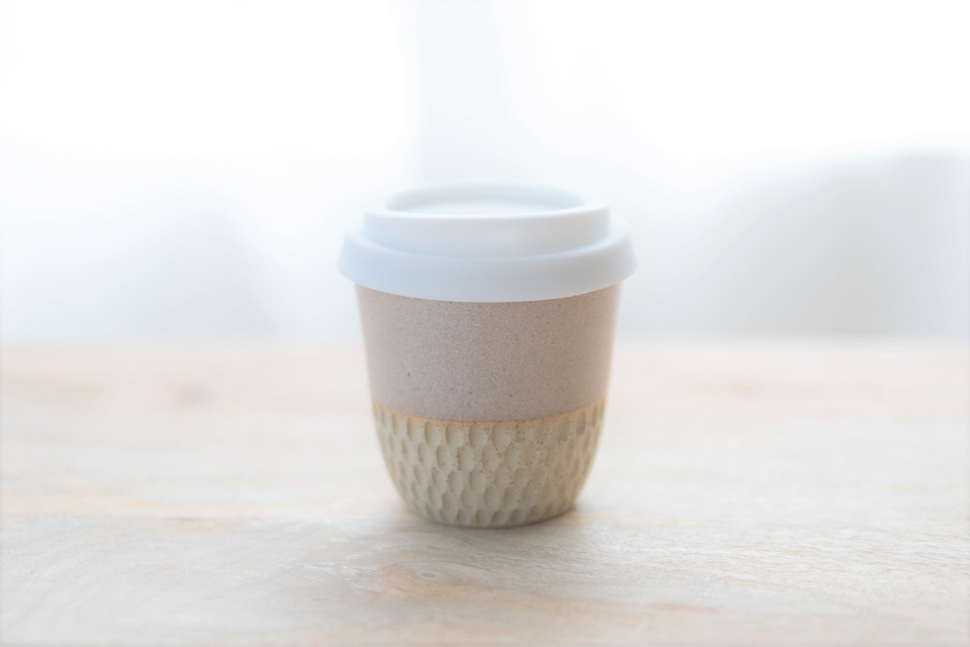 6oz Go cup in natural honeycomb