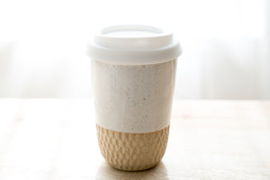 12oz Go cup in natural honeycomb - SALE