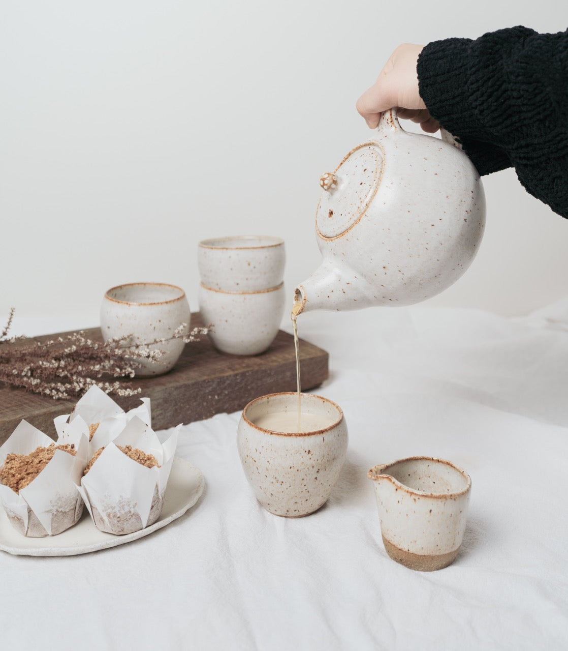 Rustic tea bowl