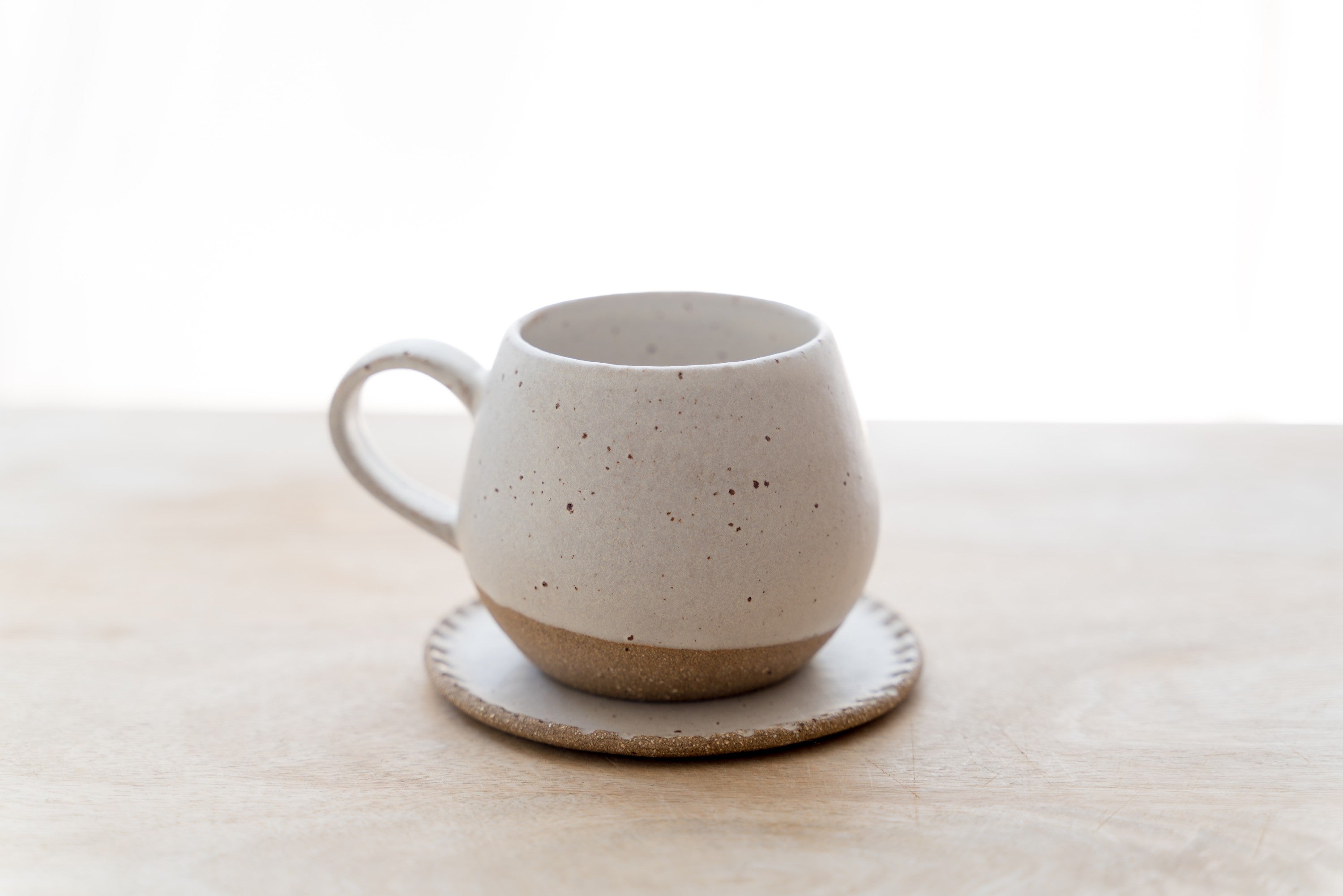 Cinnamon coaster/saucer